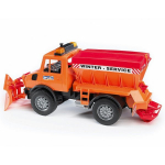 Bruder MB-Unimog Winter Service with Snow Plough -