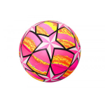 LEAN Toys Rubber Ball Bright Stars Pink 24 Cm