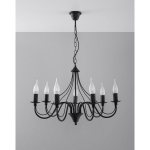 Sollux Lighting Minerwa 7 SL.0219 7x40W E14 Black