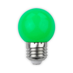 AVIDE E27, G45, 1W, 30Lm, 200&deg;, Green