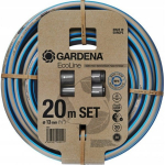Gardena GARDENA EcoLine Hose 13mm (1/ 2"), 20 meters, with system parts (black/