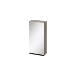 CERSANIT Cersanit S522-012 VIRGO 40 grey mirror cabinet with black handle.