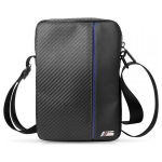 BMW "Tablet Bag (10")" Carbon / Blue Stripe