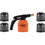 NEO Gas blowtorch for cartridges 190 g + 4 cartridges