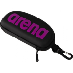Arena Swimming Goggle Case Black/ Purple/ Black