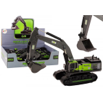 LEAN Toys Crawler Excavator Metal Bucket 1:55 Black and Green