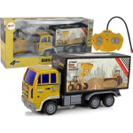 LEAN Toys Remote Controlled Construction Truck 1:24 Yellow