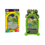 LEAN Toys Pinball Arcade Game Dinosaurs Stand Green