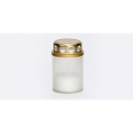 GERALDA Candle white 8x&Oslash;5cm