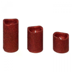 ATMOSPHERA Colorama de No&euml;l LED candles 3pcs