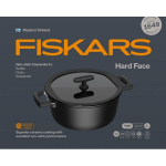 Fiskars CASSEROLE HARD FACE 5L WITH LID
