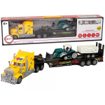 LEAN Toys Vehicle Set Yellow Truck 60 cm Excavator with trailer Remote-controll