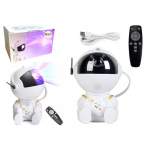 LEAN Toys Astronaut Projector With Star LED USB Remote Control