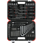 Gedore Gedore Red Torx screwing tool set, 1/ 4 "+ 1/ 2", 75-Piece Tool Set (red