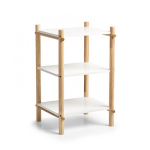 ZELLER RACK KIDS 35X35X58.5M WHITE WOOD COLOR
