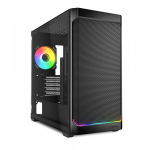 Sharkoon MK4W RGB Strip tower case black