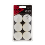 Dunlop Table tennis balls CLUB CHAMP 1 star 6pcs