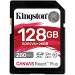 Kingston SDXC 128GB Canvas React Plus SDR2V6/ 128GB