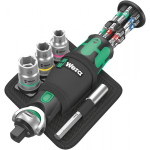 Wera 8009 Zyklop Pocket Set 2, 18-piece, bit set 3/ 8, 1/ 4