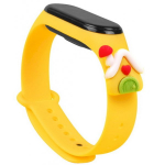 Fusion Accessories Xiaomi Mi Band 3/ 4 Yellow Xmas Lodge