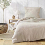Douceur d`Interieur Bed Linen Set VELINA Beige 240x220cm, 63x63cm