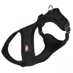 TRIXIE Trixie Soft Harness, S-M: 35-60 cm/ 20 mm, black