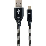 Gembird CC-USB2B-AMmBM-2M-BW USB-A to Micro-USB 2m Black