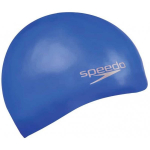 SPEEDO Plain Moulded silicon cap, blue