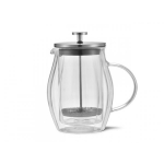 Fissman Coffe pot 1000ml double glass