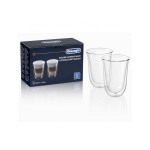Delonghi Glass cups Latte 220ml 2pcs
