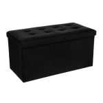 ATMOSPHERA Atmosphera Tepitud puff Adaline Must 76x38 cm