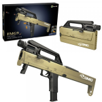 LEAN Toys FMG9 Folding Rifle Foam Darts Shells Flashlight Weapon