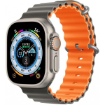 Devia Deluxe Sport6 for Apple Watch 42/ 44/ 45/ 49 mm Grey/ Orange