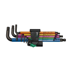 Wera Wera 950/ 9 Hex-Plus Multicolour 1 -&nbsp;L-key set, metric, BlackLaser