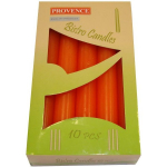 PROVENCE Table Candle Orange &Oslash;2x17cm 10pcs