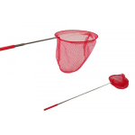 LEAN Toys Butterfly Net Insect Folding Telescopic 85 cm Red
