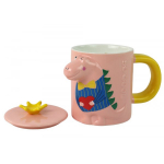 LEAN Toys Dinosaur Pink Dinosaur Infuser Mug 400 ml