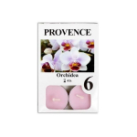 PROVENCE Tealights Orchidea 6pcs