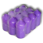 PROVENCE Candles Violet &Oslash;4x8.5cm 12pcs