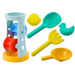 LEAN Toys Sand Toy Set Grinder Rake Shovel Moulds