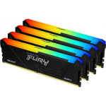 Kingston Fury Beast RGB Black 4x32GB DDR4 3600MHz DIMM KF436C18BB2AK4/ 128