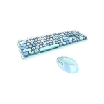 Mofii Wireless Keyboard and Mouse Combo Sweet Blue