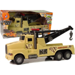 LEAN Toys Auto Tow Truck Roadside Assistance 1:10 Rope Brown