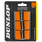 Dunlop Padel Racket Overgrip TOUR PRO Orange (3 pcs)
