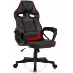 SENSE7 Knight Faux Leather Black/ Red