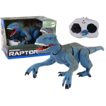 LEAN Toys Remote-controlled Dinosaur Velociraptor Sound Roaring Blue