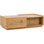 Evelekt Sacha 120x60xH35cm Melamine with oak decor
