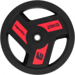 Insportline Kummiga kaetud raskusketas Herk 25 kg 30mm