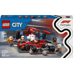 Lego F1&reg; Pit Stop & Pit Crew with Ferrari Car 60443