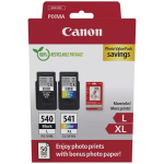 Canon PG-540L/ CL-541XL Color + Photo Paper Value Pac